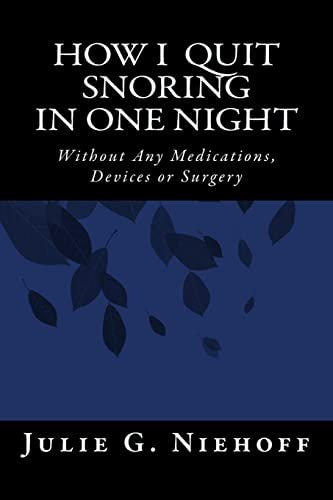 How I Quit Snoring in One Night Without Any Medications, Devices Or Surgery