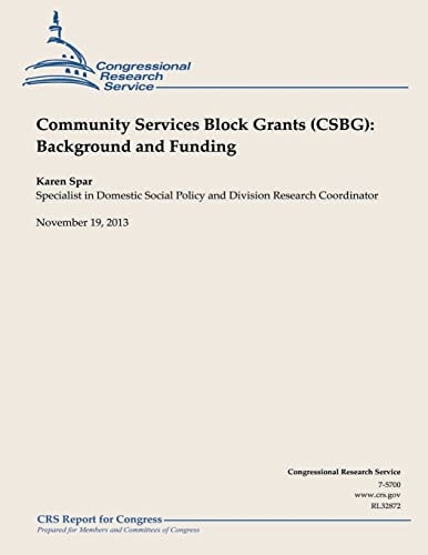 Community Services Block Grant (CSBG) Background and Funding