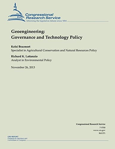 Geoengineering Governance and Technology Policy