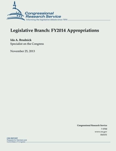 Legislative Branch FY2014 Appropriations