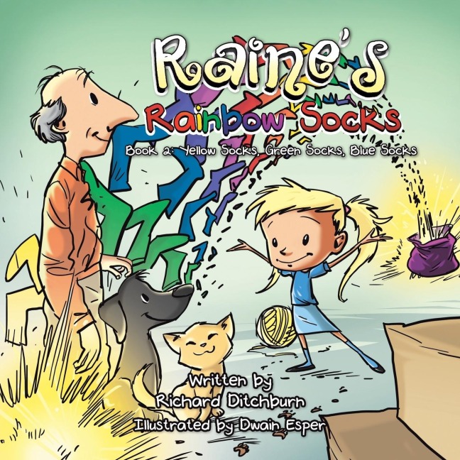 Raines Rainbow Socks: Book 2: Yellow Socks, Green Socks, Blue Socks