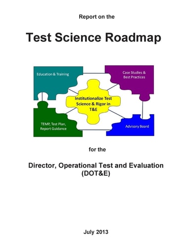 Report on the Test Science Roadmap