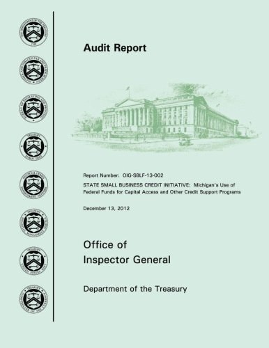 State Small Business Credit Initiative Michigan's Use of Federal Funds for Capital Access and Credit Support Programs November 30, 2012
