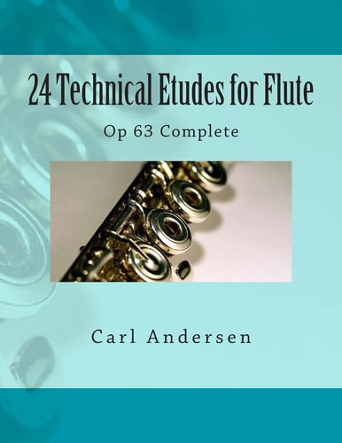 24 Technical Etudes for Flute Op 63 Complete