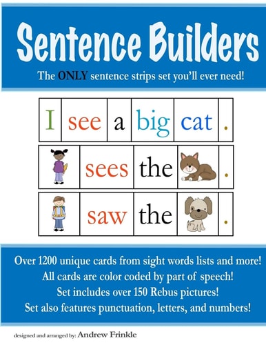 Sentence Builders The ONLY Sentence Strips Set You'll Ever Need!