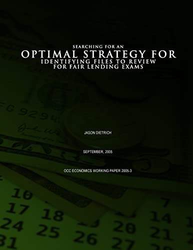Searching for an Optimal Strategy for Identifying Files to Review for Fair Lending Exams