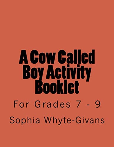 A Cow Called Boy Activity Booklet for Grades 7 - 9