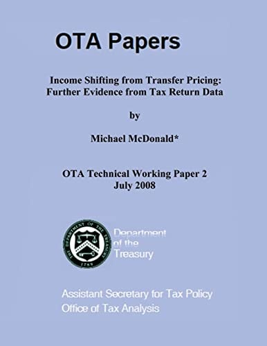 Income Shifting from Transfer Pricing Further Evidence from Tax Return Data