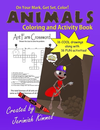 Animals Coloring and Activity Book