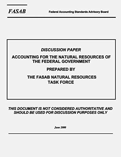 Discussion Paper Accounting for the Natural Resources of The Federal Government