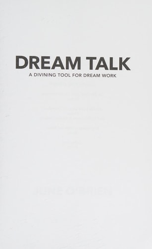 Dream Talk A Diving Tool for Dream Work