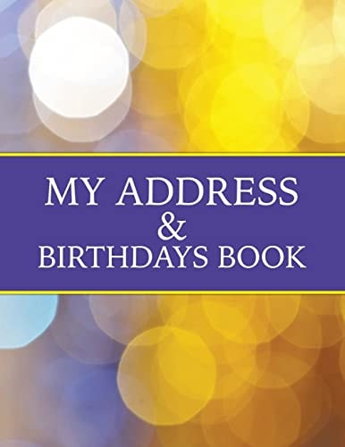 My Address and Birthdays Book