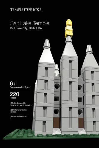 Temple Bricks Salt Lake Temple: Construction Toy Building Instructions