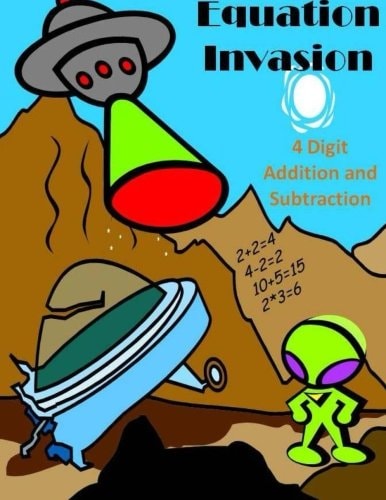 Equation Invasion 4 Digit Addition and Subtraction