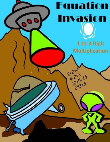 Equation Invasion 1 to 3 Digit Multiplication