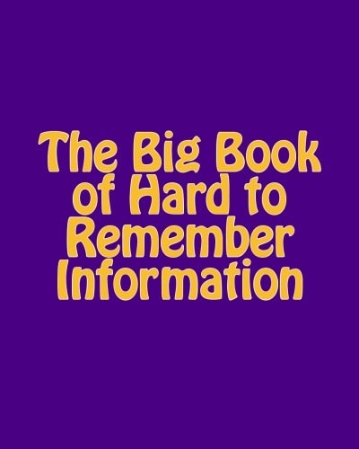 The Big Book of Hard to Remember Information (Keep Me Safe!)