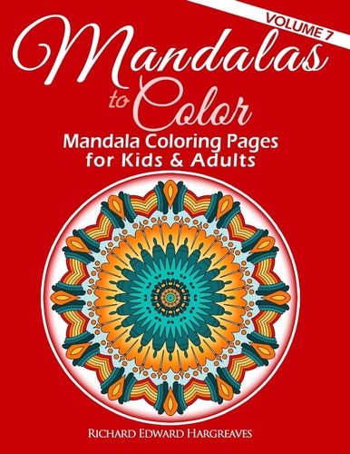 Mandalas to Color - Mandala Coloring Pages for Kids and Adults Easy Mandala Coloring Book