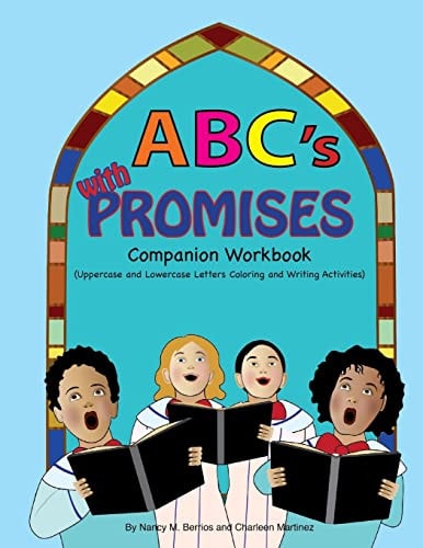 ABC's with Promises Companion Workbook Uppercase and Lowercase Letters Coloring and Writing Activities