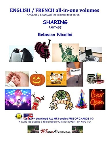 English / French : Sharing (all-In-one Volume) Black and White Version