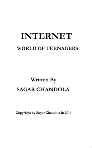 Internet World Of Teenagers