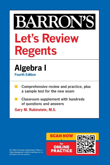 Lets Review Regents: Algebra I, Fourth Edition