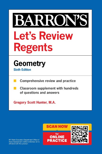 Let's Review Regents: Geometry, Sixth Edition