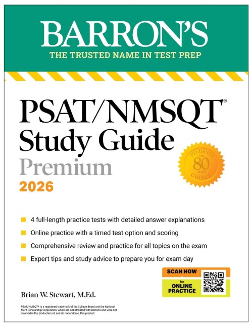 Psat/NMSQT Study Guide Premium, 2026: 2 Practice Tests + Comprehensive Review+ 200 Online Drills