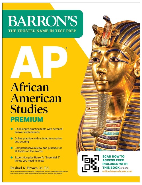 AP African American Studies Premium, First Edition: Prep Book with 3 Practice Tests + Comprehensive Review + Online Practice (2026)