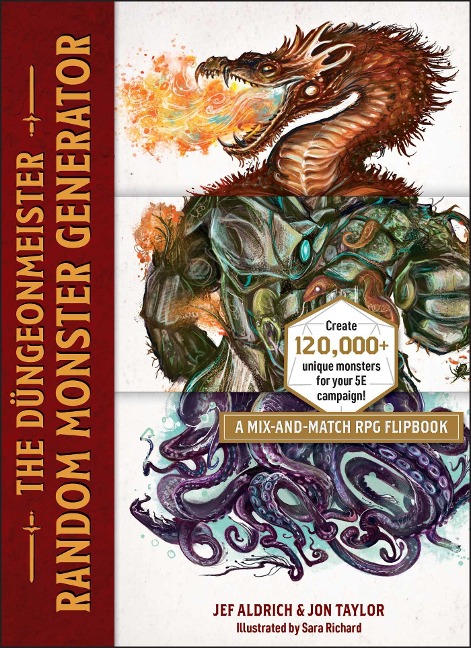 The Dungeonmeister Random Monster Generator: A Mix-and-Match RPG Flipbook