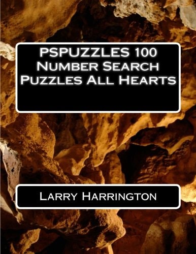 PSPUZZLES 100 Number Search Puzzles All Hearts