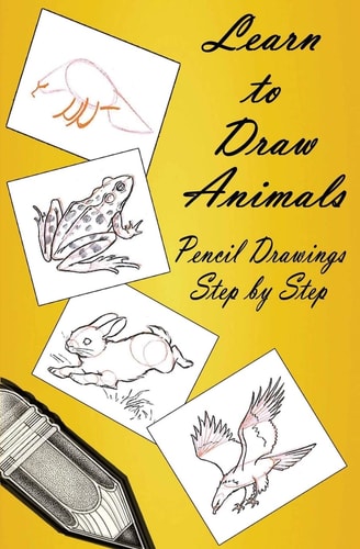 Learn to Draw Animals Pencil Drawings Step by Step: Pencil Drawing Ideas for Absolute Beginners