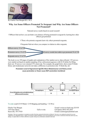 Why Are Some Officers Promoted to Sergeant and Why Are Some Officers Not Promote Officers Find Out How You Can Better Your Chances at Promotion to Sergeant by Learning How Other Officers Got Promoted