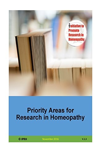 Priority Areas for Research in Homeopathy V 1. 3