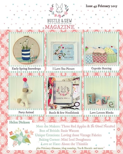 Bustle & Sew Magazine Issue 49 February 2015