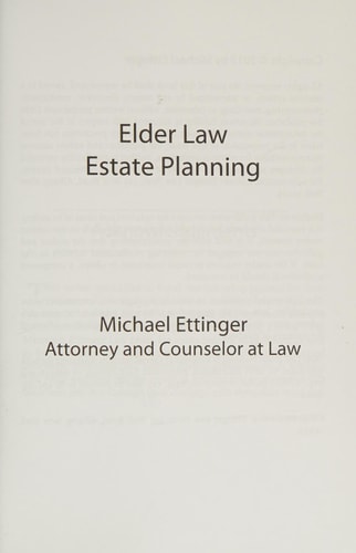 Elder Law Estate Planning