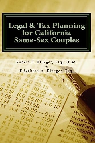 Legal and Tax Planning for California Same-Sex Couples