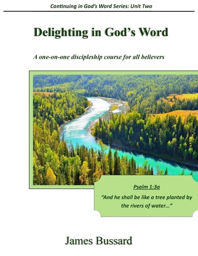 Delighting in God's Word A One-On-one Discipleship Course for All Believers