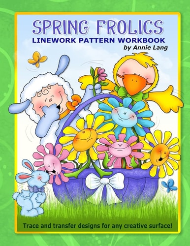 Spring Frolics Linework Pattern Workbook