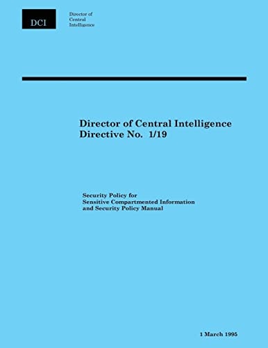 Director of Central Intelligence Directive No. 1/19