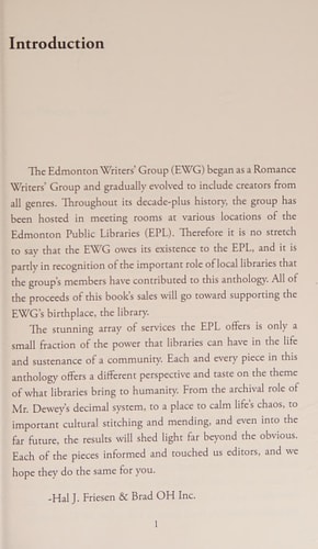 Between the Shelves A Tribute to Libraries by Edmonton Writers