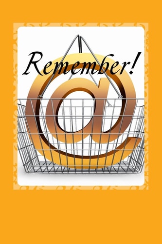 Remember! Your Simple Solution to Keeping and Organizing Passwords (medium Size Edition)