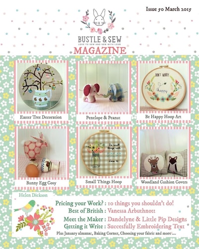 Bustle & Sew Magazine Issue 51 March 2015