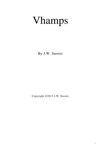 Vhamps Volume 1
