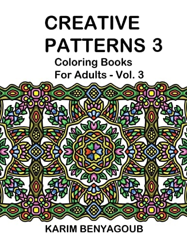 Creative Patterns 3 Coloring Books For Adults