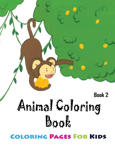 Coloring Pages For Kids Animals Coloring Book 2 Coloring Books for Kids
