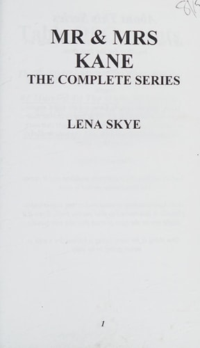 Mr and Mrs Kane - the Complete Series