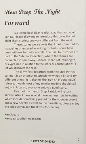 How Deep the Night Short Story Collection