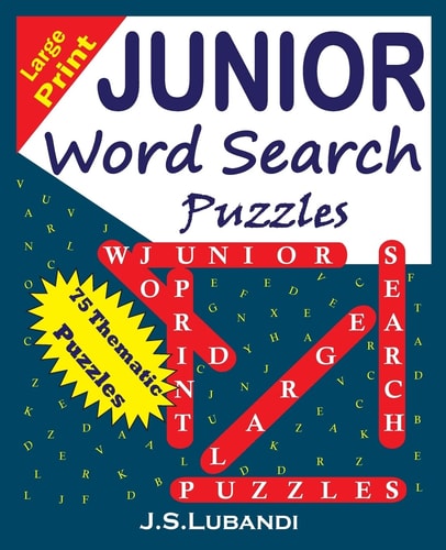 Large Print JUNIOR Word Search Puzzles