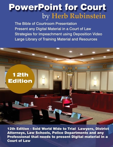 PowerPoint for Court Presenting Digital Material in a Court of Law