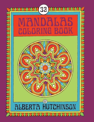 Mandalas Coloring Book No. 6 32 New Unframed Round Mandala Designs
